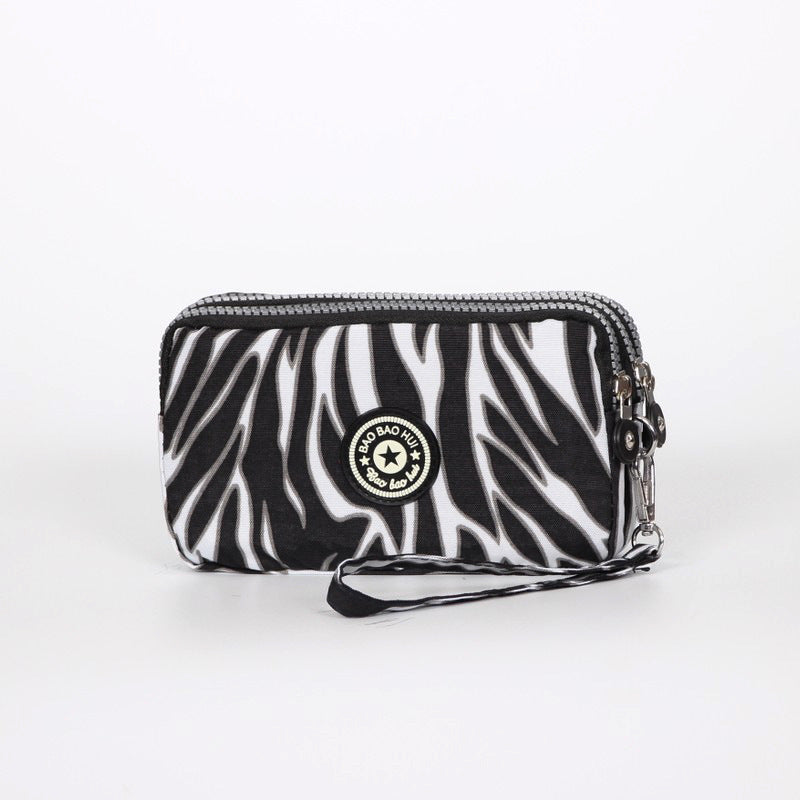 Women's Long Fabric Clutch Large Capacity Mobile Coin Purses