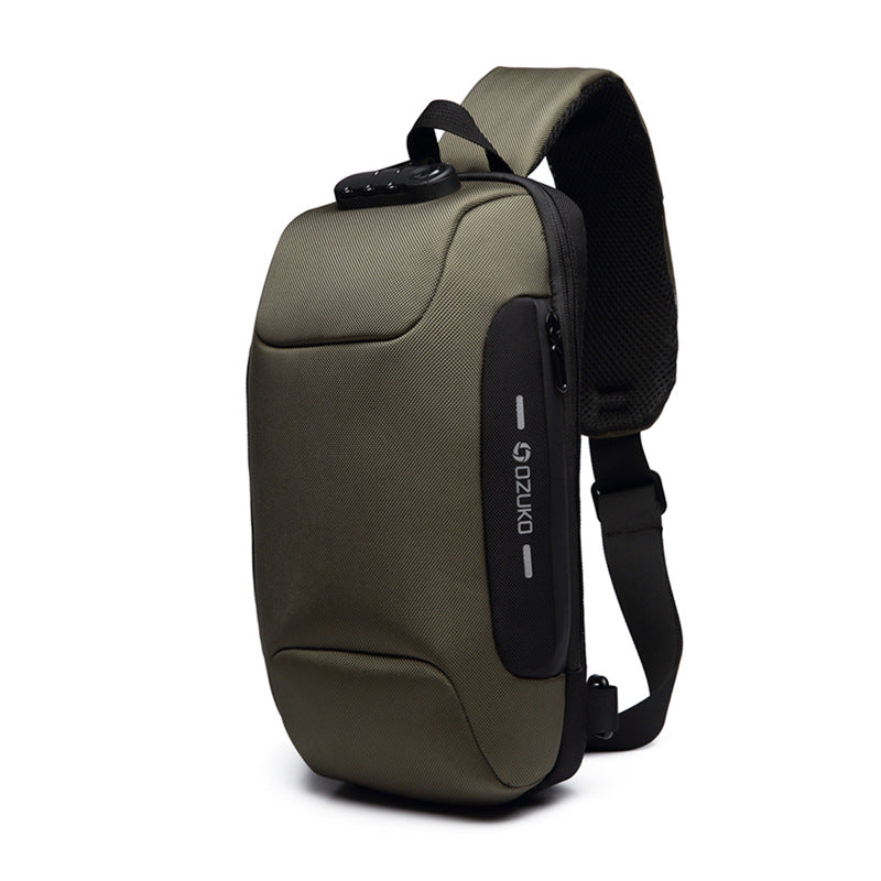 Classic Classy Men's Fashion Tactics Waterproof Men's Chest Bags