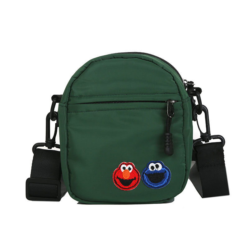 Women's Oxford Cloth Fashionable Sesame Street Korean Shoulder Bags