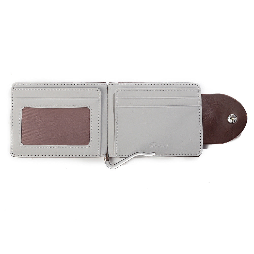 Men's Leather Short Fashion Usd Korean Men's Wallet
