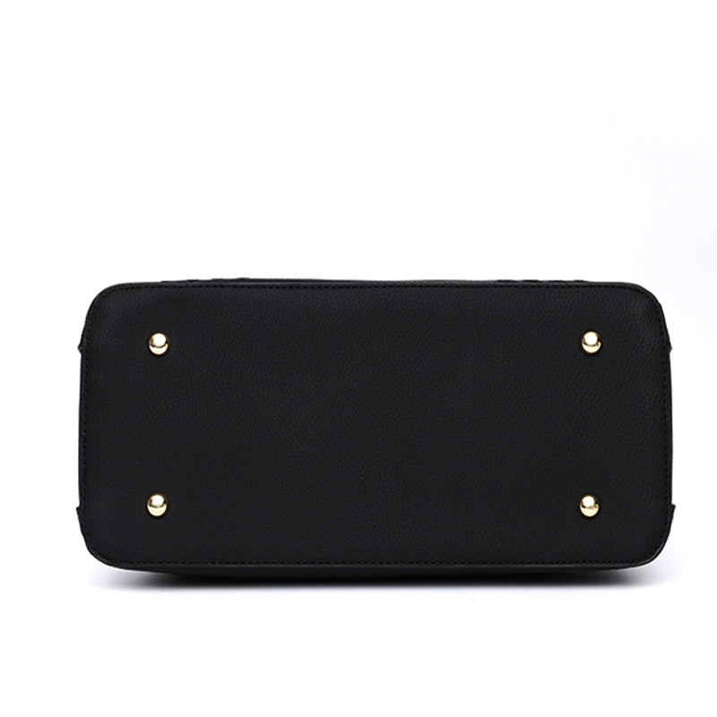 Women's Korean Fashion Embroidery Thread Big Handbags