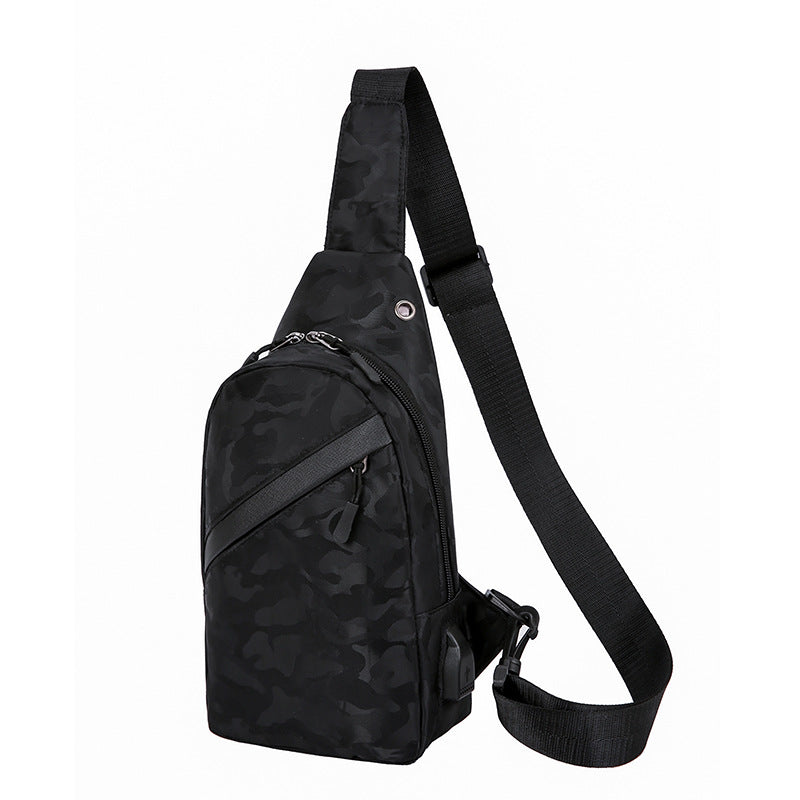 Stylish Men's Korean Style Trendy Camouflage Men's Chest Bags