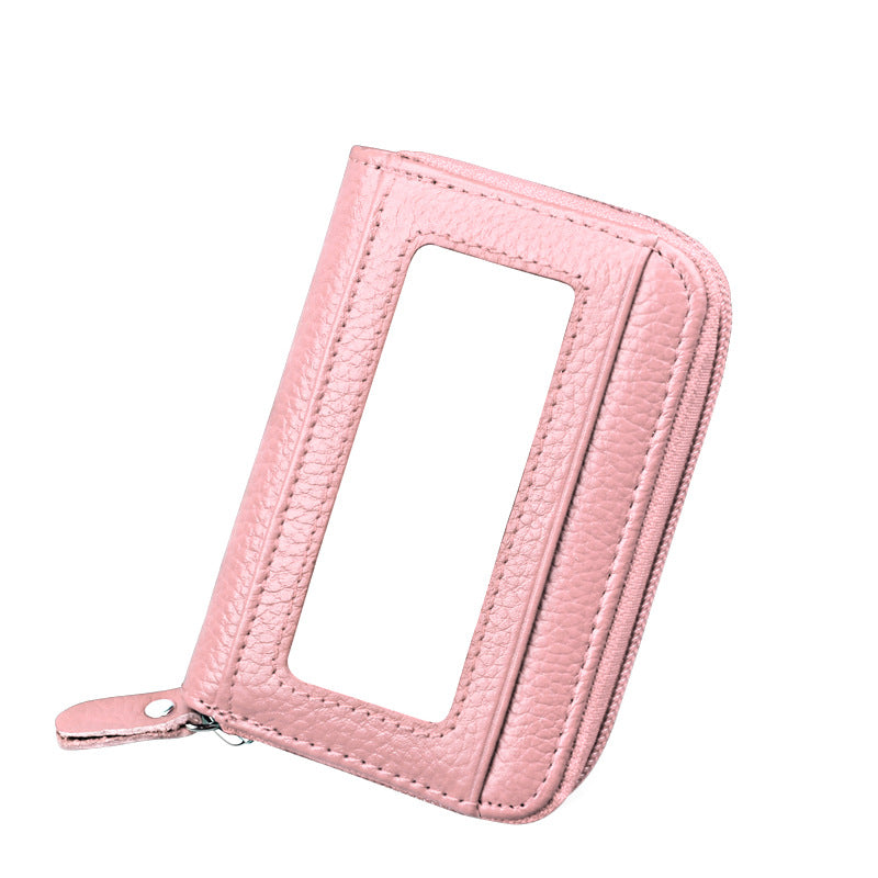 First Layer Cowhide Credit Organ Multiple Card Holder