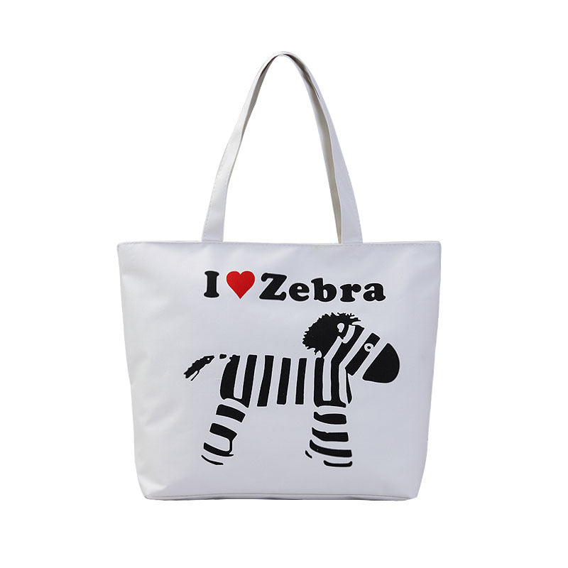 Women's Canvas Artistic Cloth Large Capacity Class Shoulder Bags