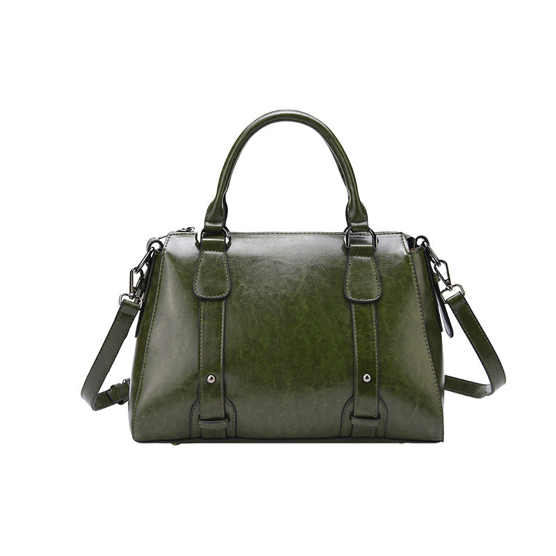 Women's Leather Korean Style One Join Shoulder Bags