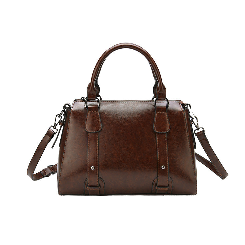 Women's Leather Korean Style One Join Shoulder Bags