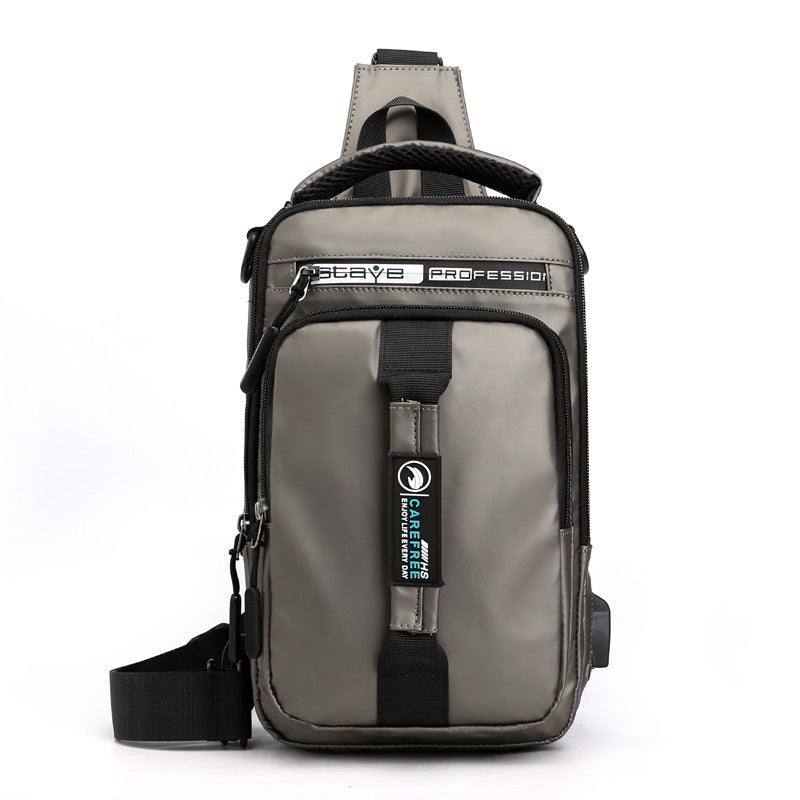 Casual Comfortable Attractive Men's Charging Interface Men's Chest Bags