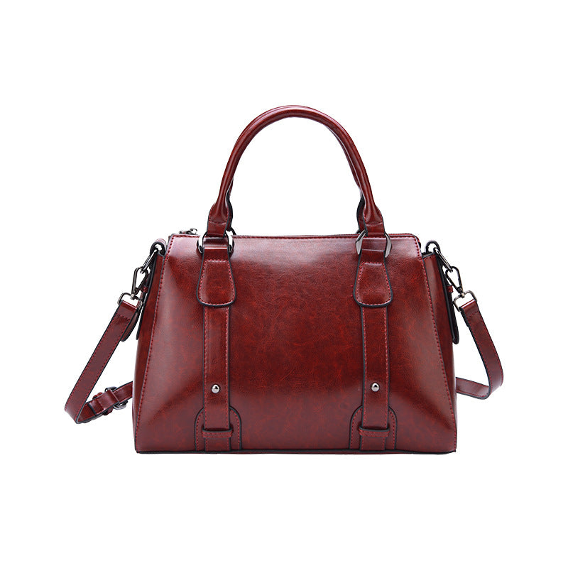 Women's Leather Korean Style One Join Shoulder Bags