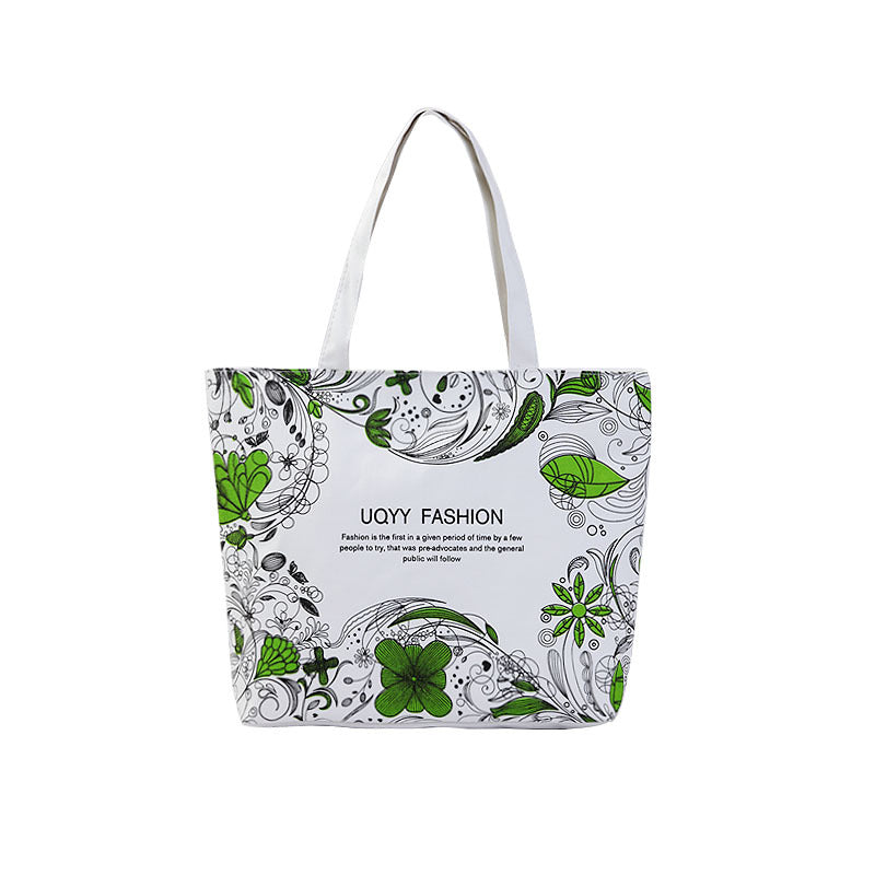 Women's Canvas Artistic Cloth Large Capacity Class Shoulder Bags