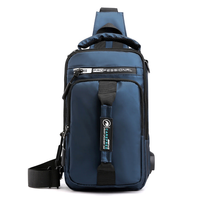 Casual Comfortable Attractive Men's Charging Interface Men's Chest Bags