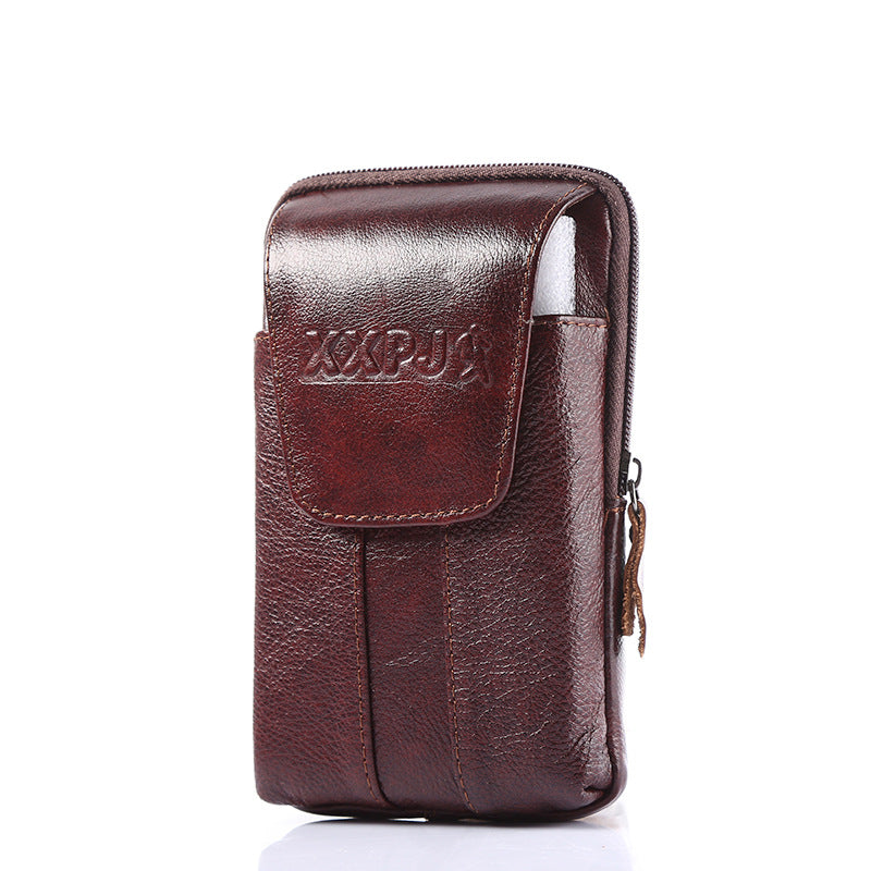 Men's Multifunctional Vertical Magnetic Snap Mobile Classic Bags