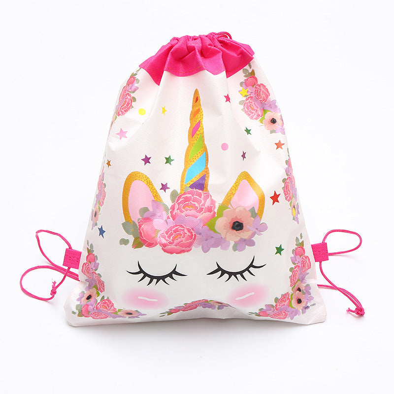 Unicorn Mini Drawstring Pouch Pocket Buggy Bags