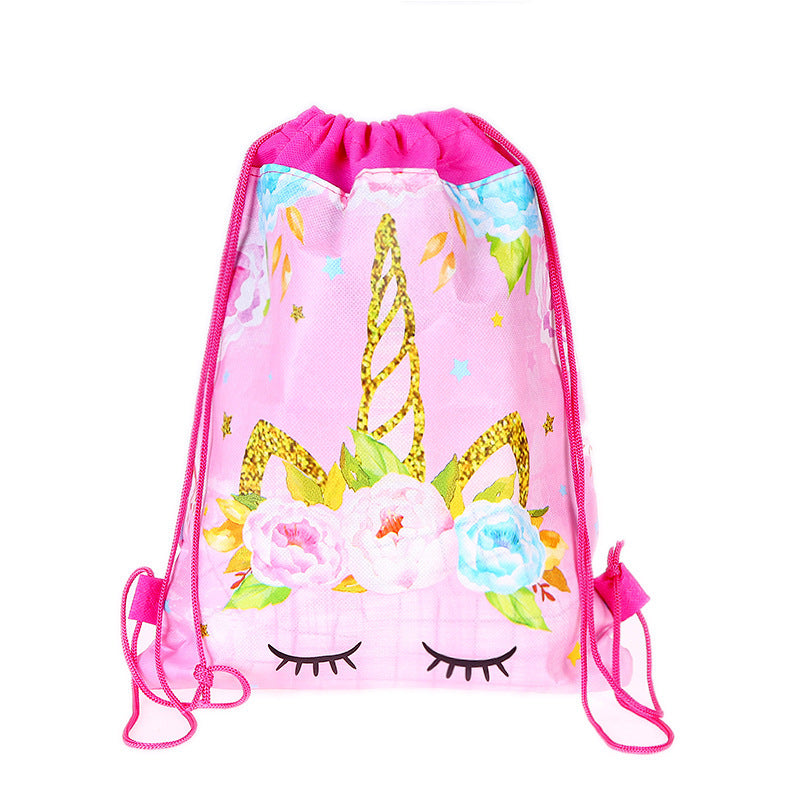 Unicorn Mini Drawstring Pouch Pocket Buggy Bags