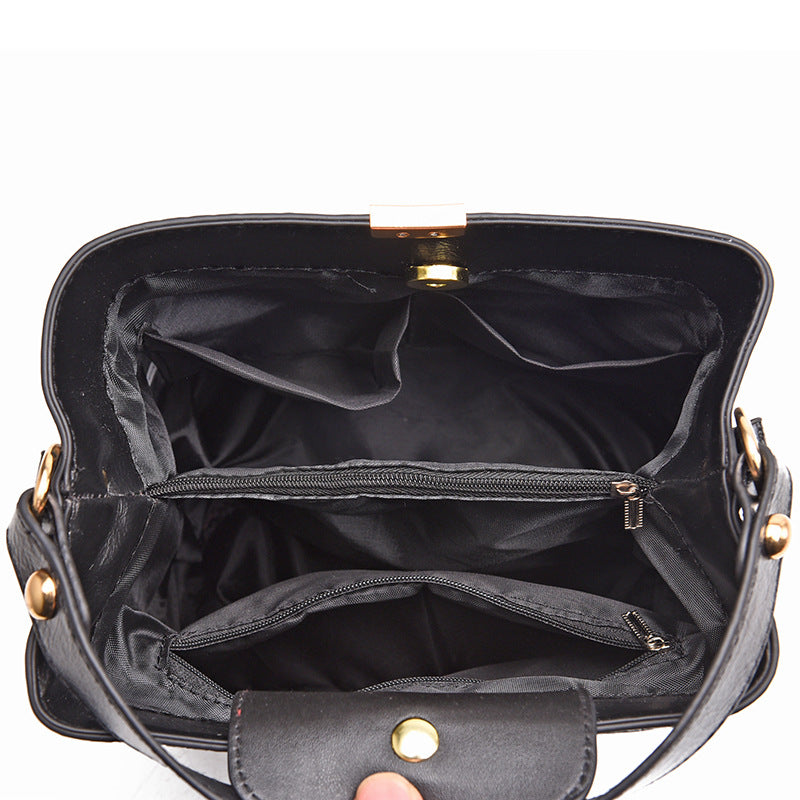 Women's Fashion Korean Style Stone Pattern Portable Shoulder Bags