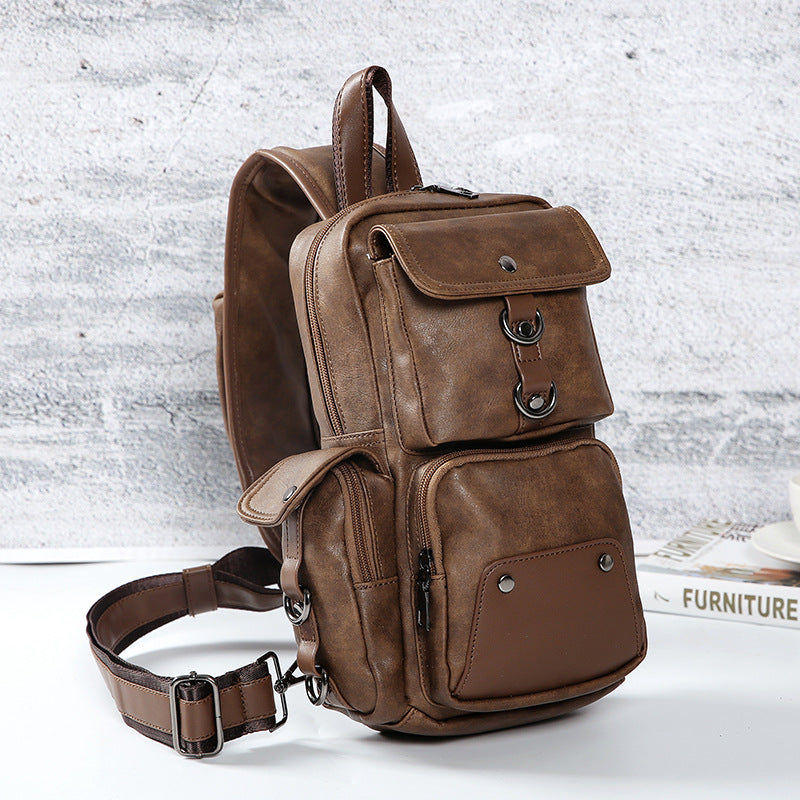 Charming Men's Classy Glamorous Trendy Korean Men's Chest Bags