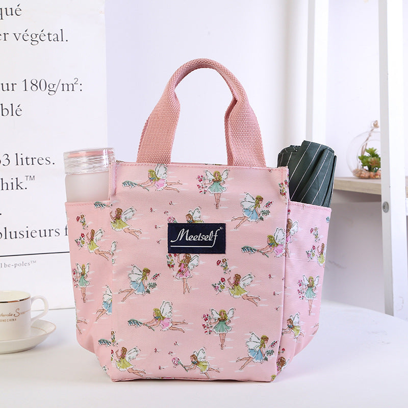 Zipper Lunch Box For Moms Oxford Cloth Handbags