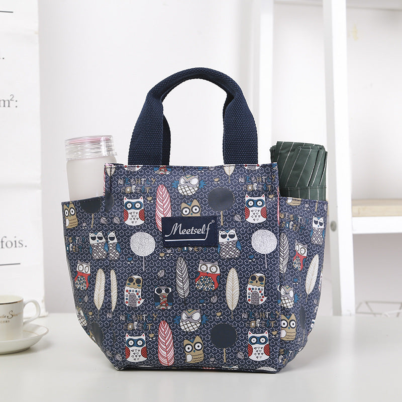 Zipper Lunch Box For Moms Oxford Cloth Handbags