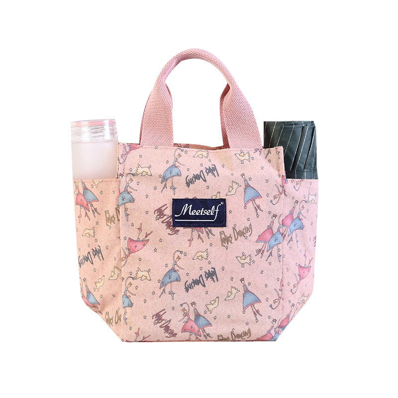 Zipper Lunch Box For Moms Oxford Cloth Handbags