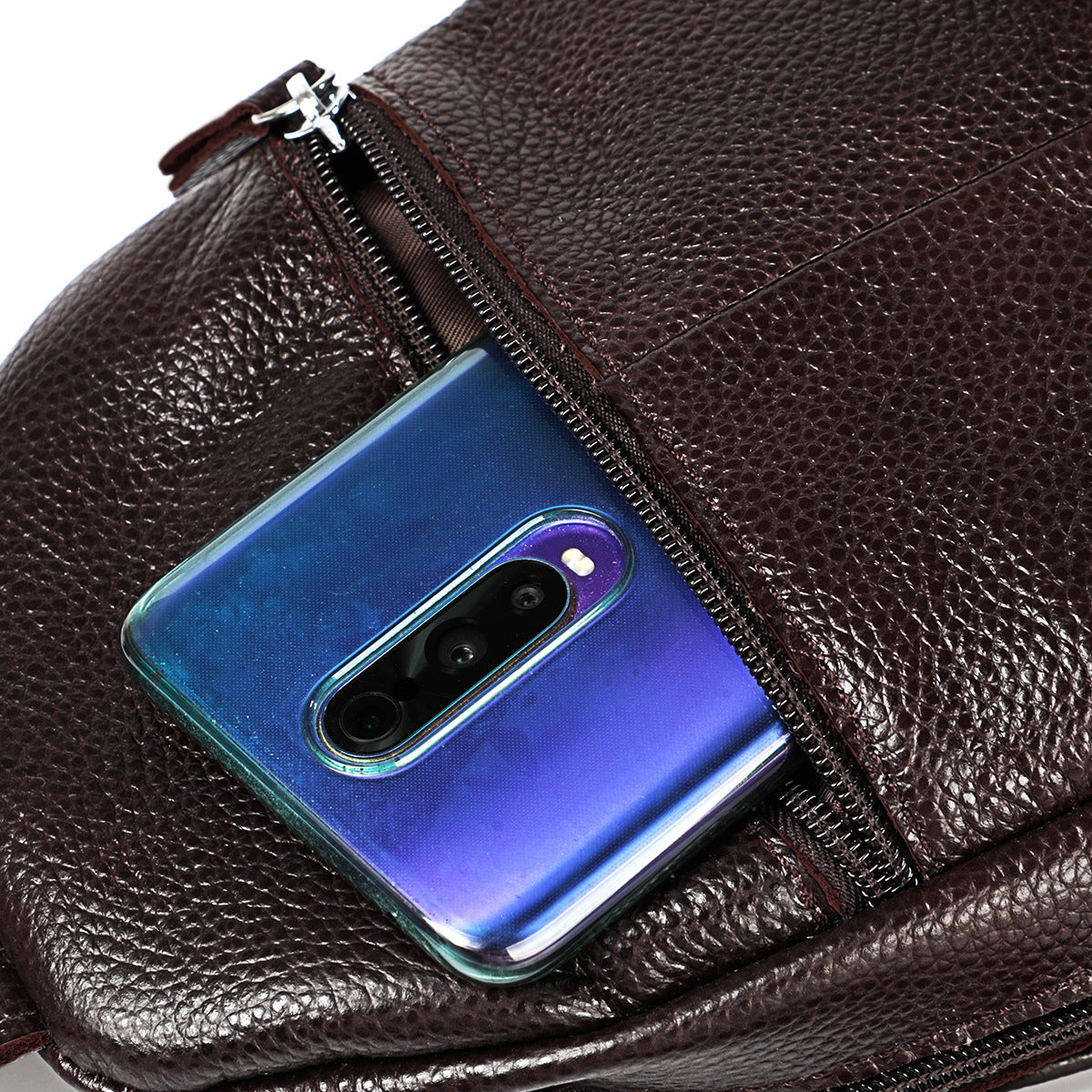 Men's Fashion Soft Genuine Leather First Layer Bags