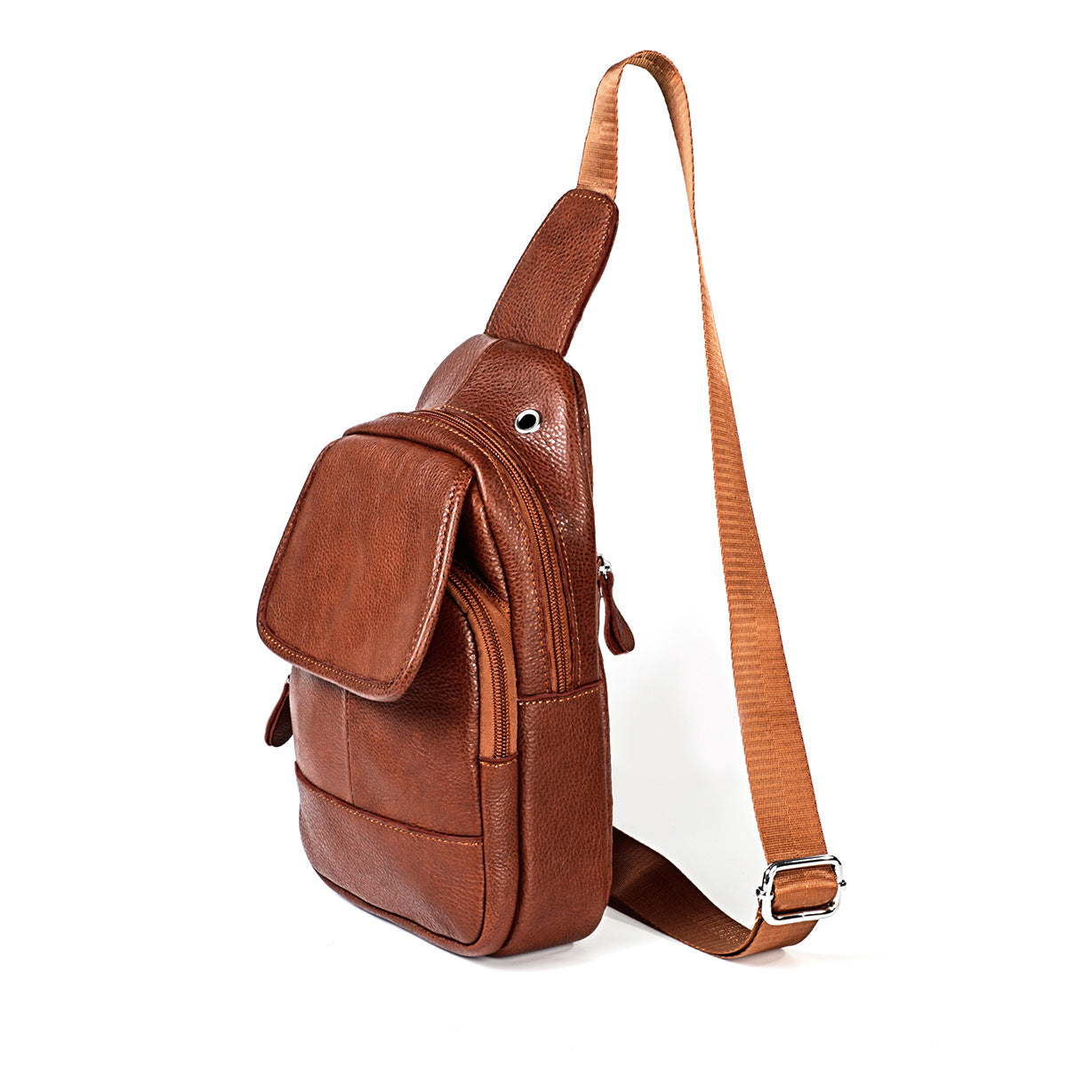 Men's Fashion Soft Genuine Leather First Layer Bags