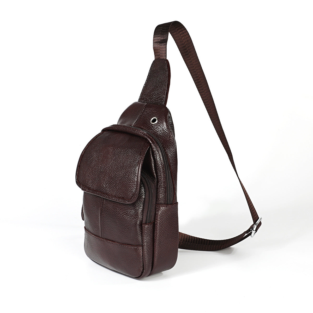 Men's Fashion Soft Genuine Leather First Layer Bags