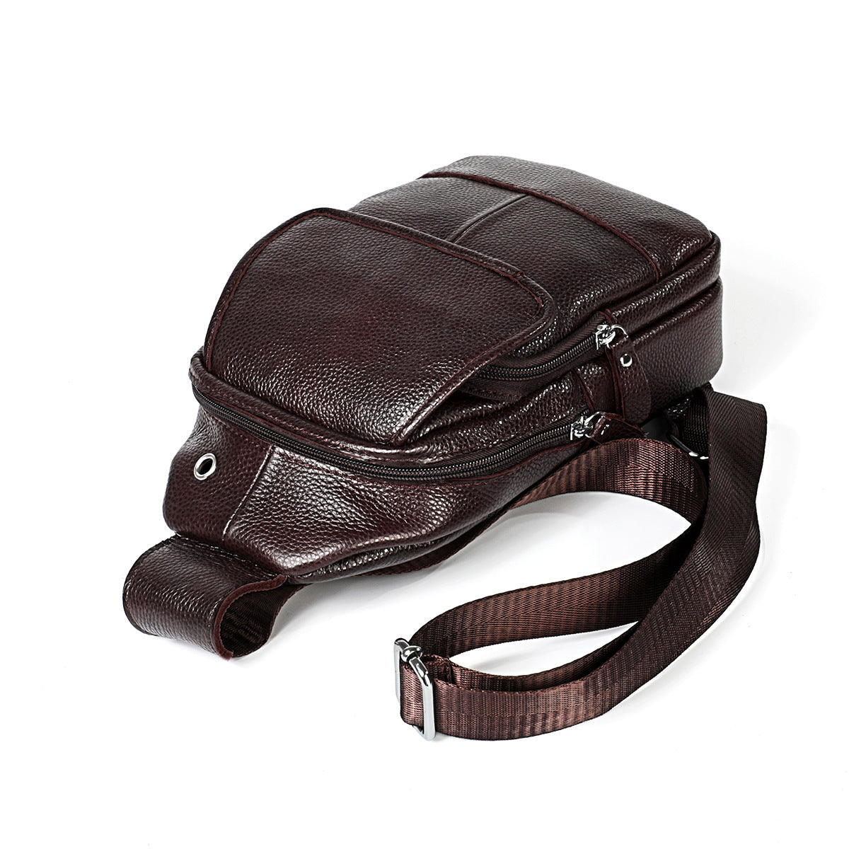 Men's Fashion Soft Genuine Leather First Layer Bags
