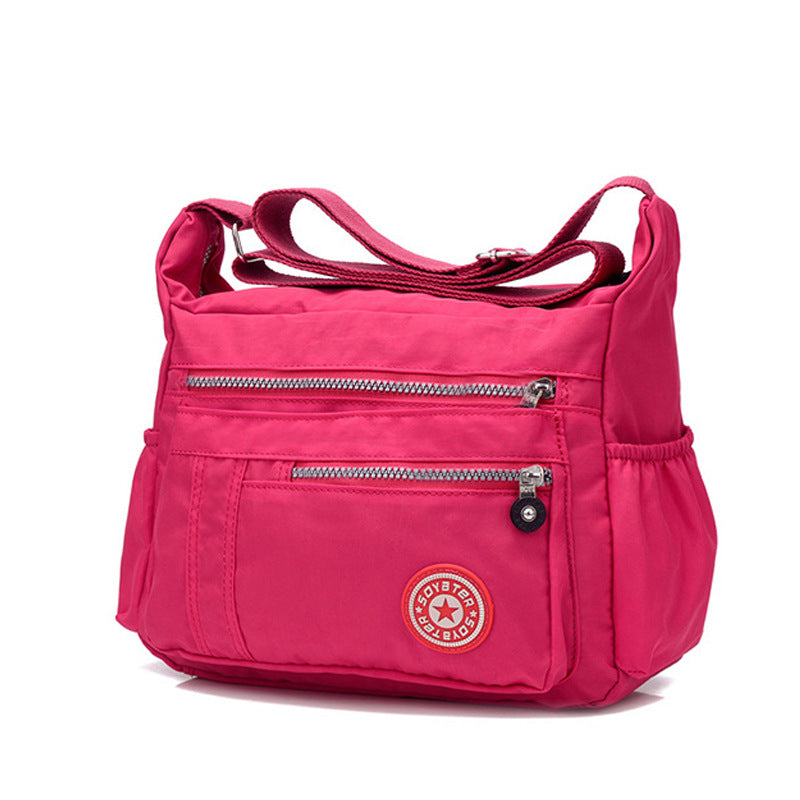 Women's Nylon Lightweight Waterproof Wash Large Capacity Crossbody Bags