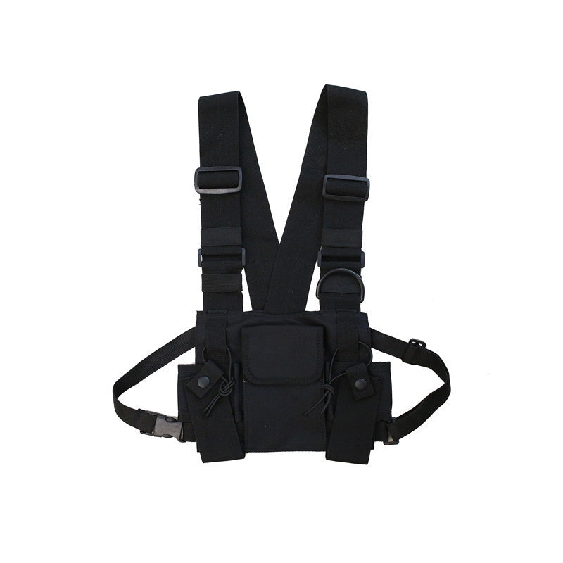 Women's & Men's And Multifunctional Hip Hop Vest Fashion Backpacks