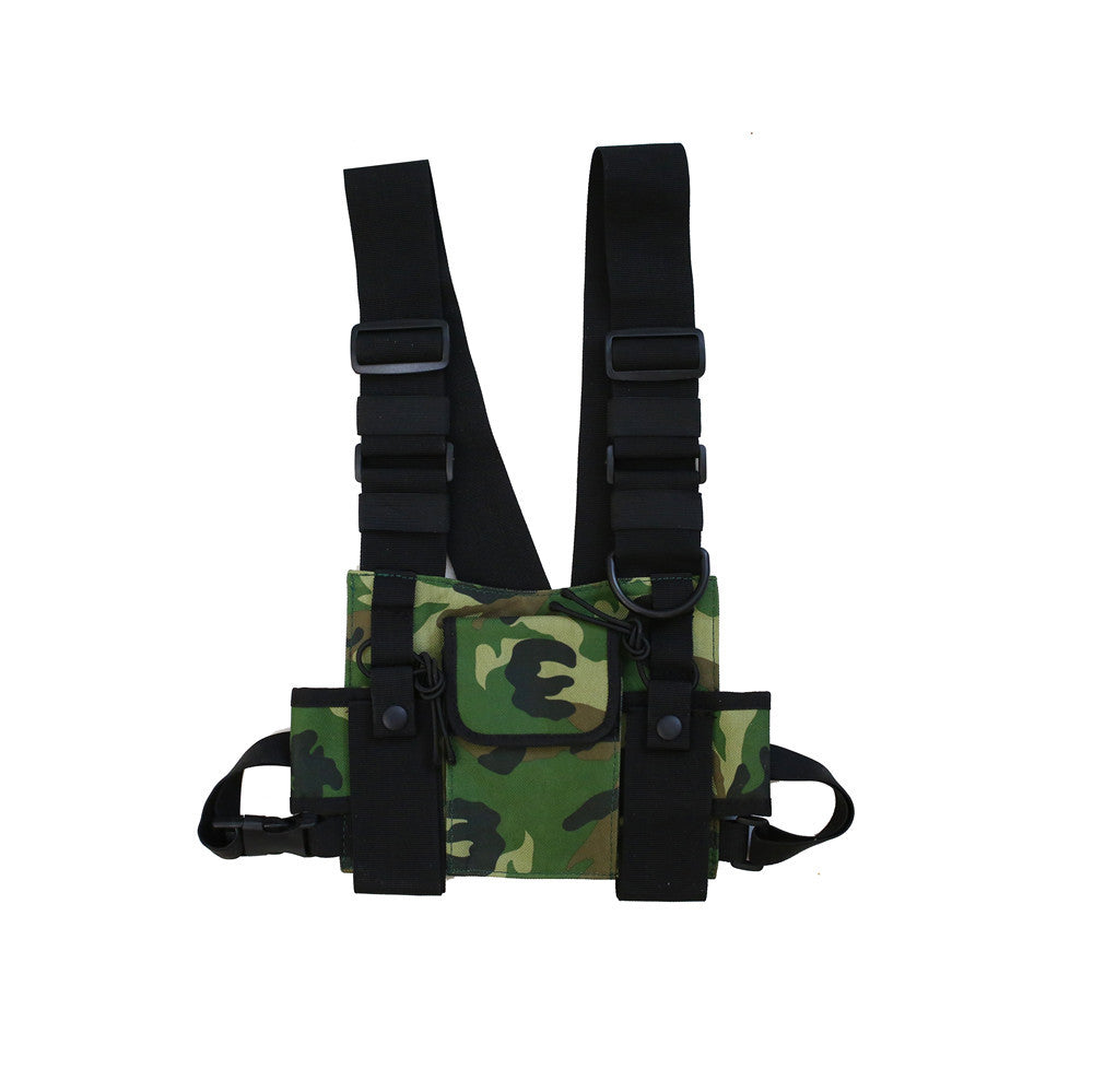 Women's & Men's And Multifunctional Hip Hop Vest Fashion Backpacks