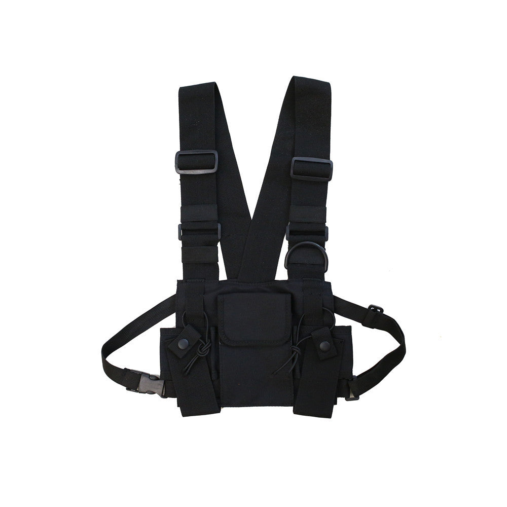 Women's & Men's And Multifunctional Hip Hop Vest Fashion Backpacks