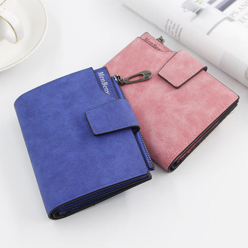 Women's Zipper Hasp Large Capacity Multiple Slots Ladies Wallets