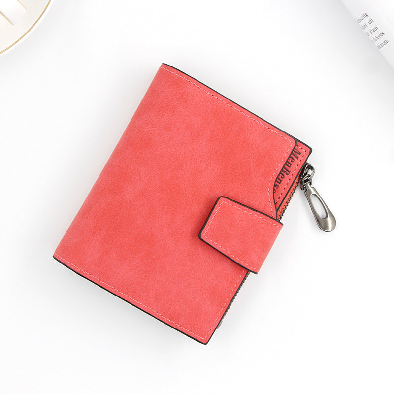 Women's Zipper Hasp Large Capacity Multiple Slots Ladies Wallets