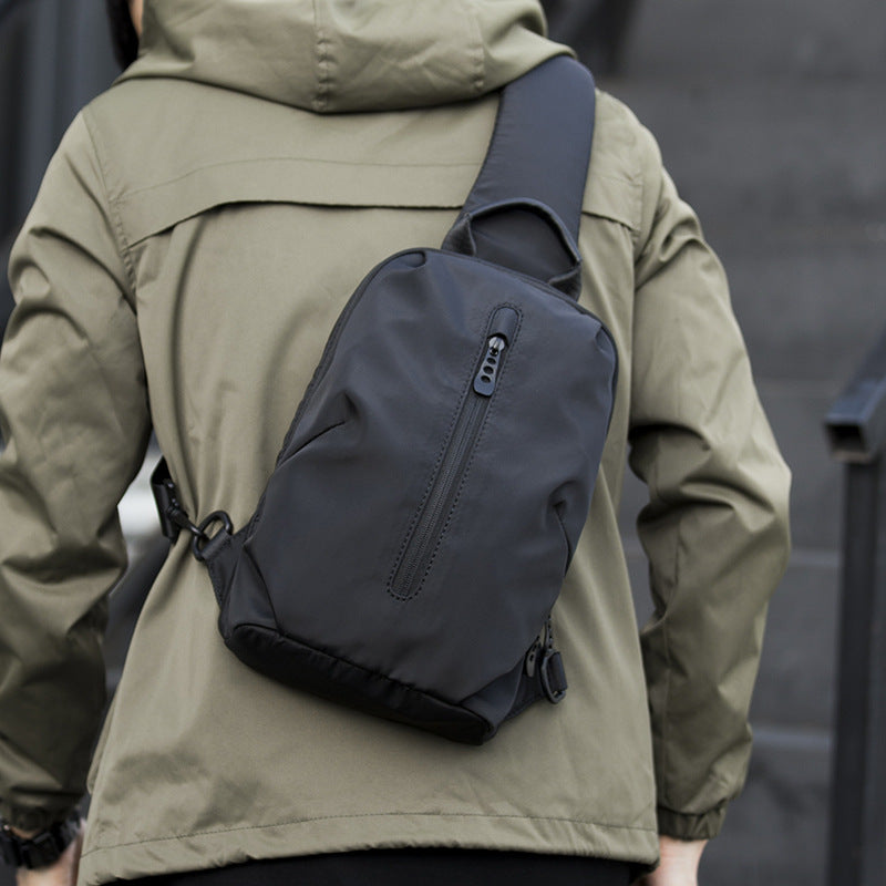 Men's Trendy Boys Simple Back Difference Men's Chest Bags
