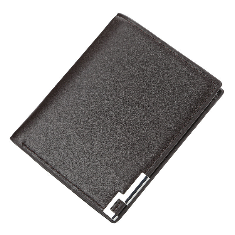 Men's Short Korean Style Thin Multiple Slots Men's Wallets