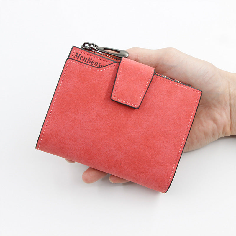 Women's Zipper Hasp Large Capacity Multiple Slots Ladies Wallets