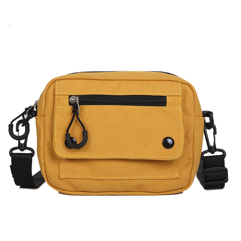 Women's Canvas Mobile Can Be Added Crossbody Bags