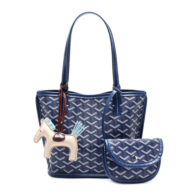 Dog Teeth Shopping Basket Beach Design Handbags
