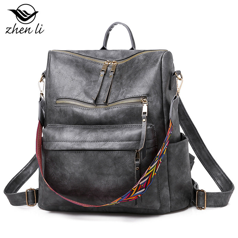 Women's Popular Glamorous Large Capacity Retro Backpacks