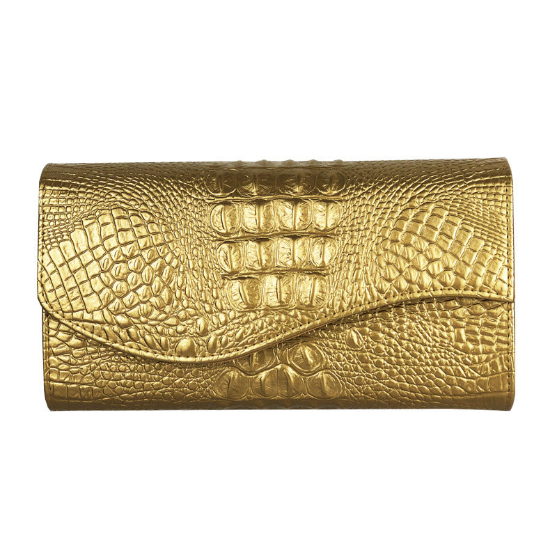 Women's Clutch Fashion Large Capacity Crocodile Crossbody Bags