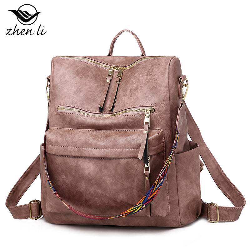 Women's Popular Glamorous Large Capacity Retro Backpacks