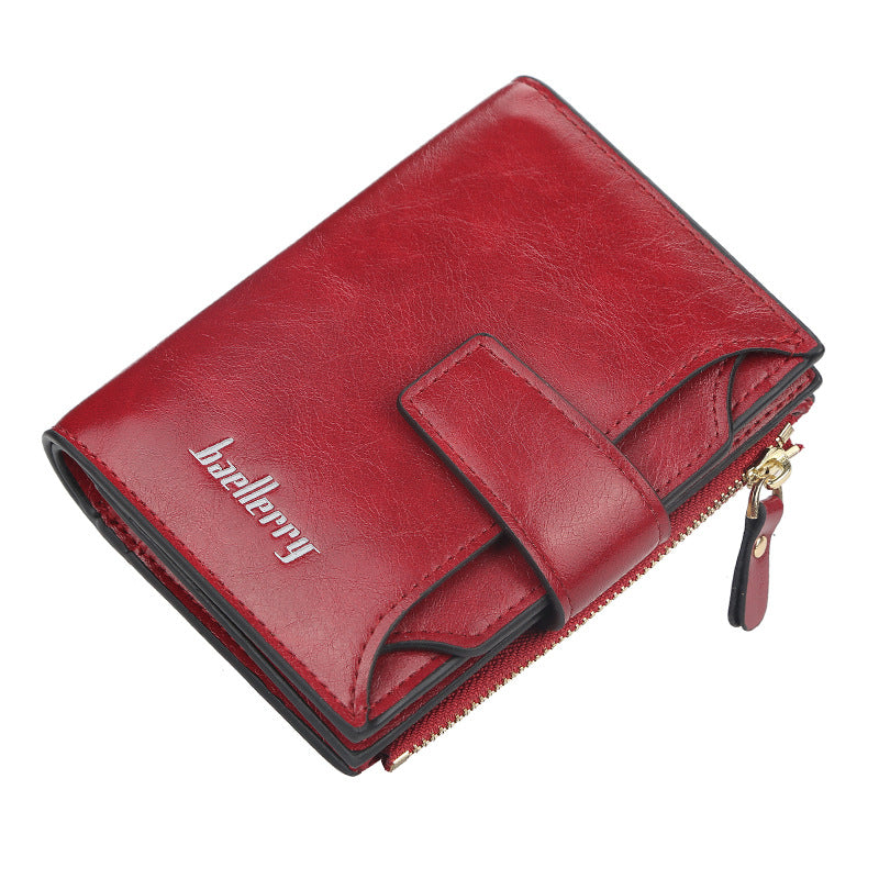 Women's & Men's Short Korean Style Multiple Slots Driving License Ladies Wallet