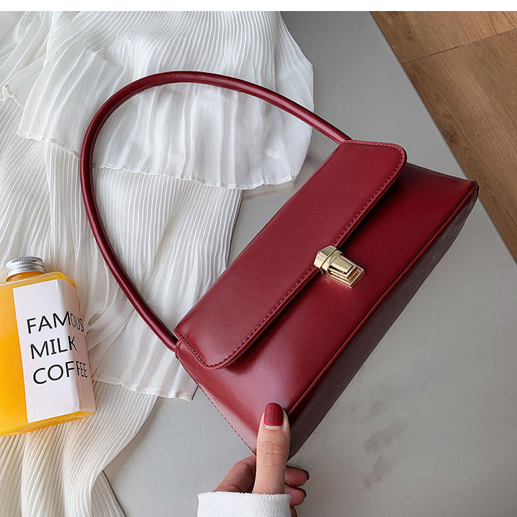 Women's Retro Baguette Fashion Korean Style Underarm Arm Bags