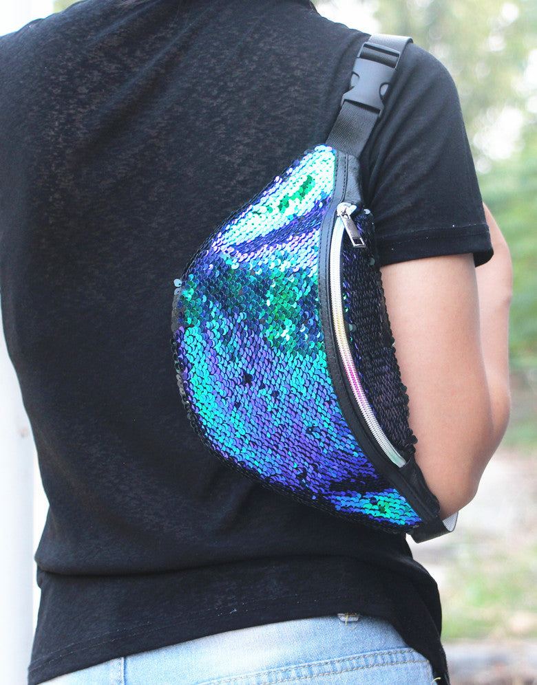 Women's Stylish Mermaid Sequined Fashion Sequin Crossbody Bags
