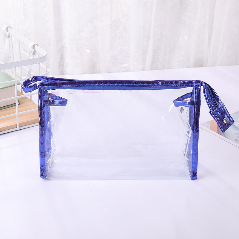 Women's Transparent Hand Fashion Storage Toiletry Cosmetic Bags