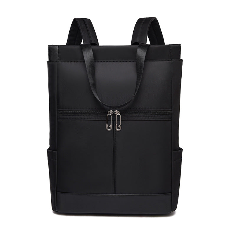 Women's Oxford Cloth Contrast Color Portable Computer Backpacks