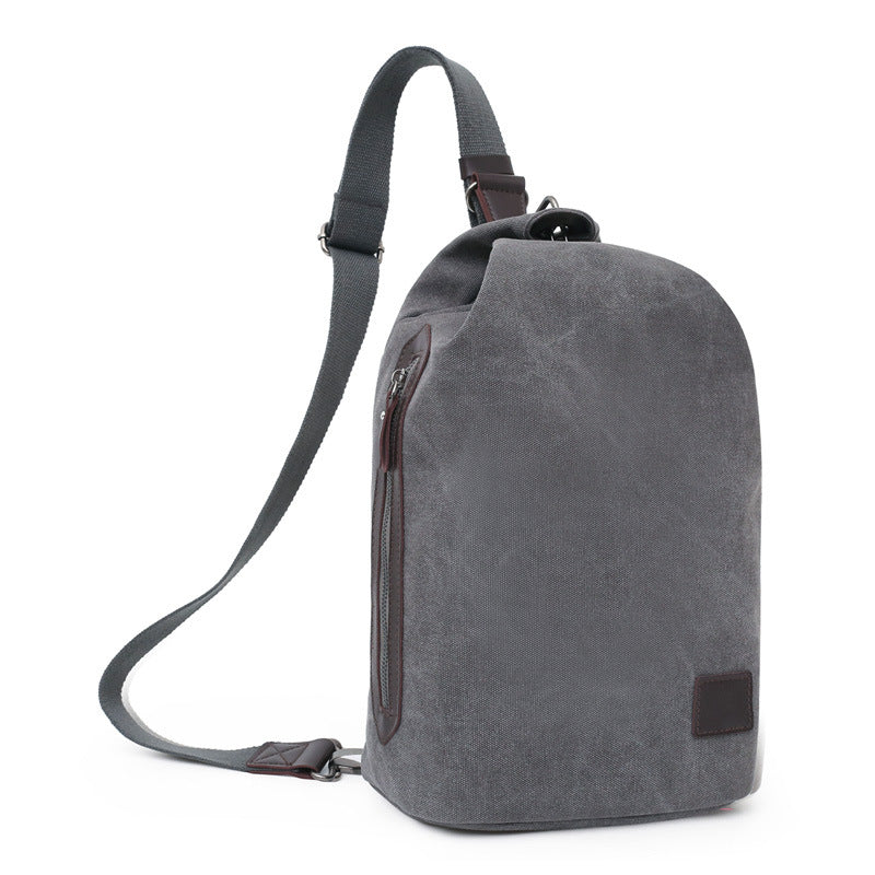 Men's Fashion Large Capacity Canvas Tide Multifunctional Backpacks