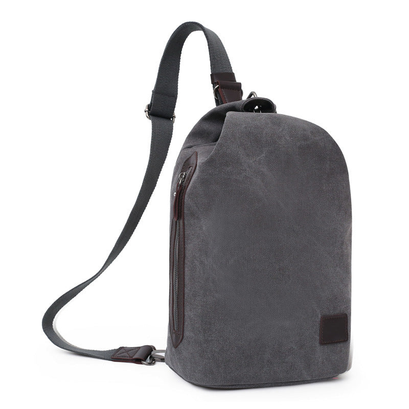 Men's Fashion Large Capacity Canvas Tide Multifunctional Backpacks