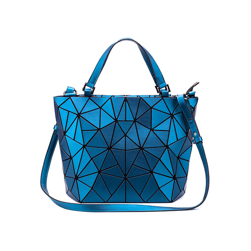 Elegant Women's Slouchy Korean Trendy Rhombus Shoulder Bags