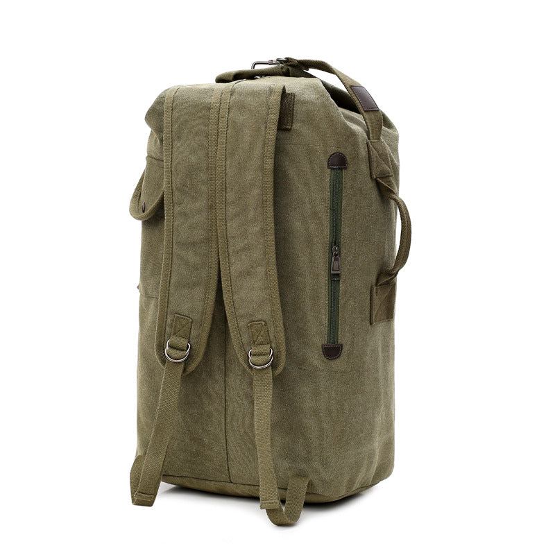 Men's Large Capacity Canvas Portable Leisure Backpacks