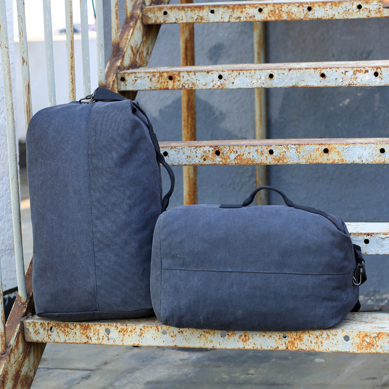 Men's Large Capacity Canvas Portable Leisure Backpacks